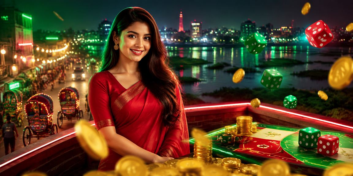 ঢাকায় লাল সবুজ ডাইস গেম খেলছেন বাংলাদেশি ব্যবহারকারী